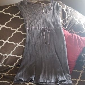 Free People gray knit dress